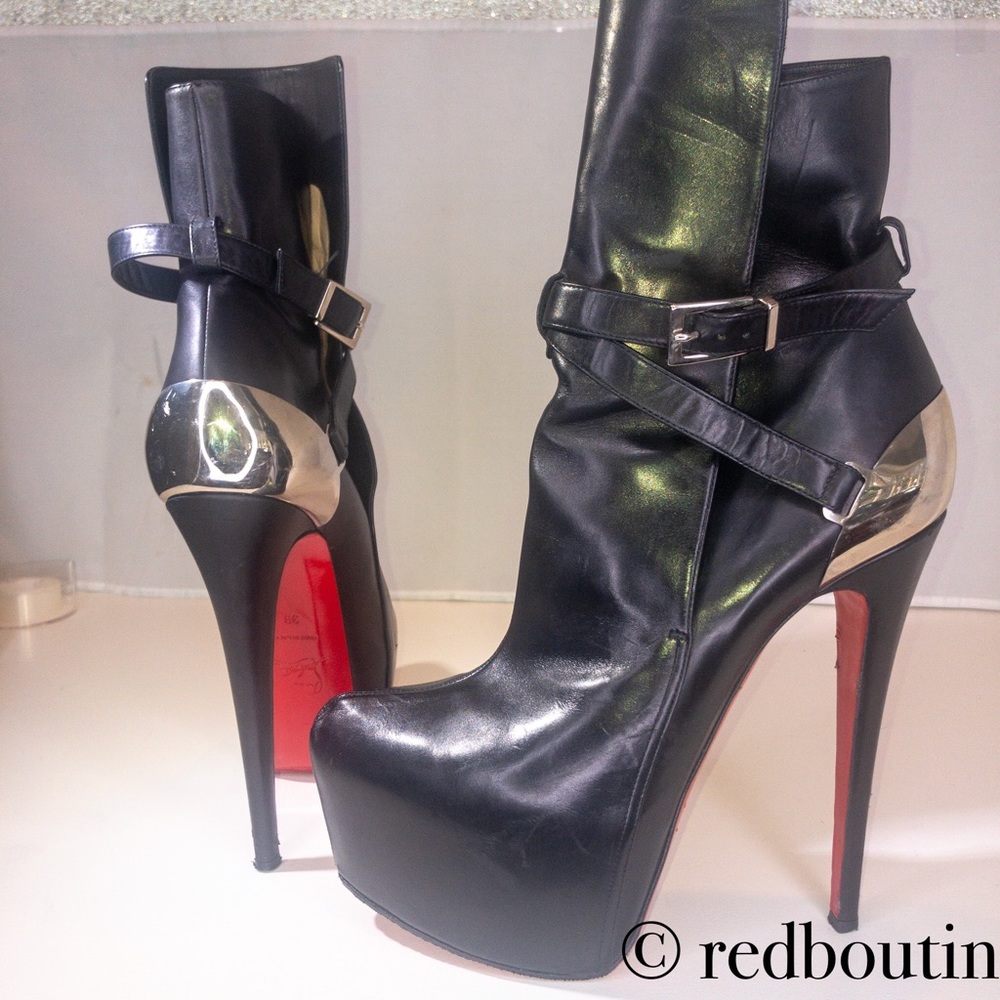 🔴SOLD🔴Louboutin Black Equestria 160 Boots - Picture 2 of 8